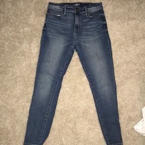 Jean 2p high rise skinny pants